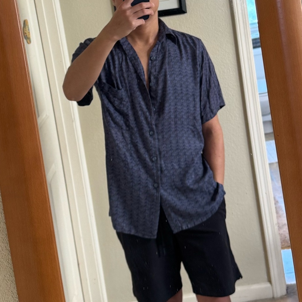 Vintage Method Short Sleeve Button-down